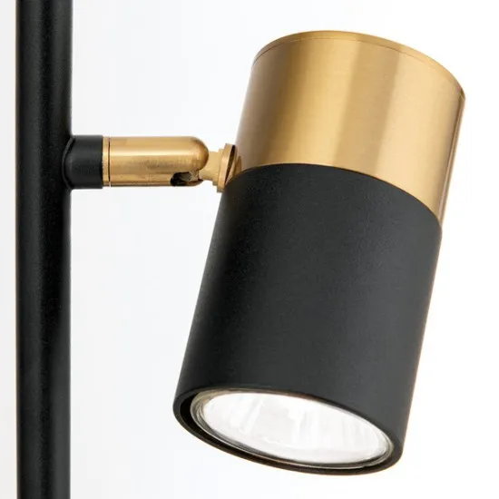 Orion Kevin fekete-arany állólámpa (ORI-Stl 12-1190/2) GU10 2 izzós IP20 Orion Kevin fekete-arany állólámpa (ORI-Stl 12-1190/2) GU10 2 izzós IP20