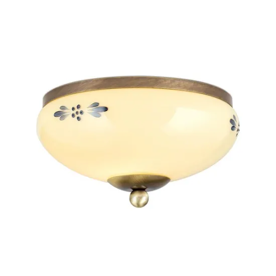 Orion Landhaus sárgaréz-opál mennyezeti lámpa (ORI-DL 7-672 PAT_CHA_B) E27 1 izzós IP20