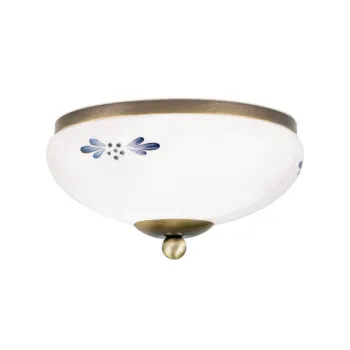 Orion Landhaus sárgaréz-opál mennyezeti lámpa (ORI-DL 7-672 PAT_OP_B) E27 1 izzós IP20