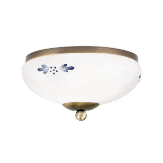 Orion Landhaus sárgaréz-opál mennyezeti lámpa (ORI-DL 7-672 PAT_OP_B) E27 1 izzós IP20