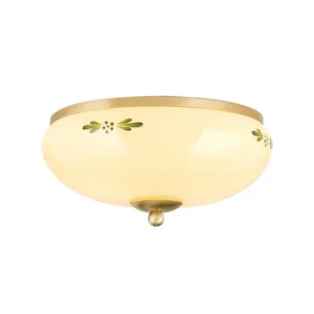 Orion Landhaus sárgaréz-opál mennyezeti lámpa (ORI-DL 7-673 MS_CHA_GR) E27 2 izzós IP20
