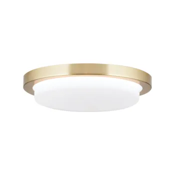 Orion Lerox csiszolt sárgaréz-opál LED mennyezeti lámpa (ORI-DL 7-668/20_B_BR) LED 1 izzós IP20