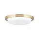 Orion Lerox csiszolt sárgaréz-opál LED mennyezeti lámpa (ORI-DL 7-668/20_B_BR) LED 1 izzós IP20
