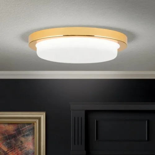 Orion Lerox arany-opál LED mennyezeti lámpa (ORI-DL 7-668/20_GO) LED 1 izzós IP20