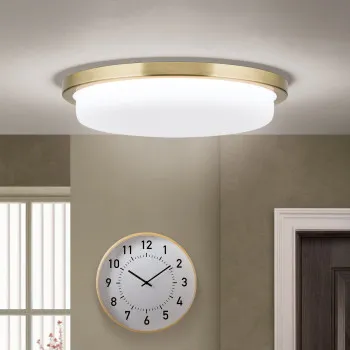 Orion Lerox sárgaréz-opál LED mennyezeti lámpa (ORI-DL 7-669/30_BR) LED 1 izzós IP20