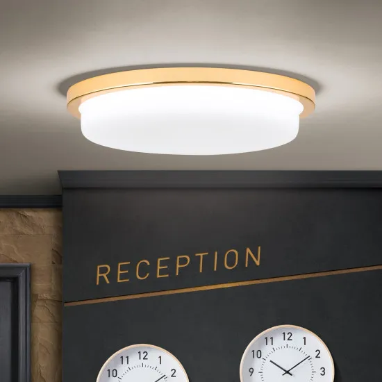 Orion Lerox arany-opál LED mennyezeti lámpa (ORI-DL 7-669/30_GO) LED 1 izzós IP20