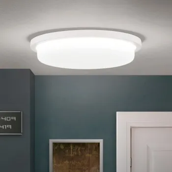 Orion Lerox fehér-opál LED mennyezeti lámpa (ORI-DL 7-669/30_WH) LED 1 izzós IP20