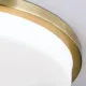 Orion Lerox sárgaréz-opál LED mennyezeti lámpa (ORI-DL 7-670/40_BR) LED 1 izzós IP20