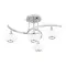 Orion Lia króm-fehér mennyezeti lámpa (ORI-DLU 1695/3+1) G9 4 izzós IP20