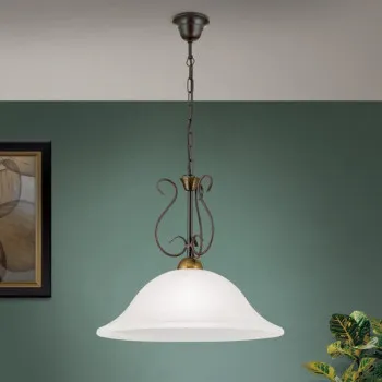 Orion Ludo arany-opál függesztett lámpa (ORI-HL 6-1550/1) E27 1 izzós IP20