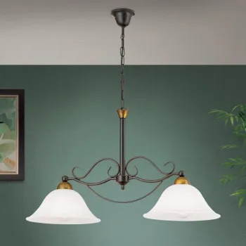 Orion Ludo arany-opál csillár (ORI-LU 1708/2) E27 2 izzós IP20