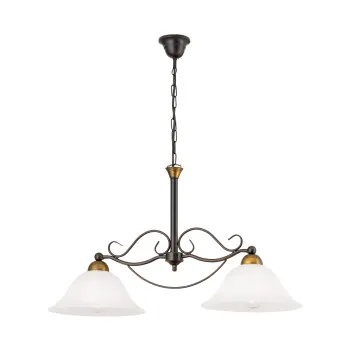 Orion Ludo arany-opál csillár (ORI-LU 1708/2) E27 2 izzós IP20