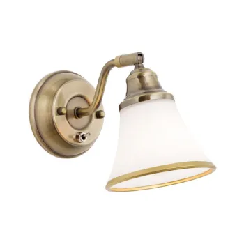 Orion Maja sárgaréz-opál falikar (ORI-WA 2-1228/1) E14 1 izzós IP20