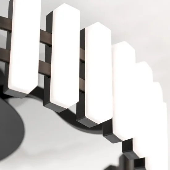 Orion Mansion fekete LED mennyezeti lámpa (ORI-DL 7-680/43) LED 1 izzós IP20