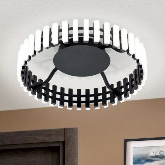Orion Mansion fekete LED mennyezeti lámpa (ORI-DL 7-680/63) LED 1 izzós IP20