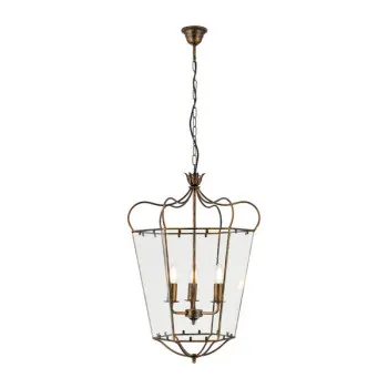 Orion Manto arany-átlátszó függesztett lámpa (ORI-HL 6-1532/3) E14 3 izzós IP20