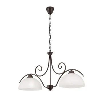 Orion Marco rozsdabarna-opál csillár (ORI-LU 1669/2) E27 2 izzós IP20