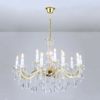 Orion Marie Claire arany-átlátszó csillár (ORI-LU 2243/10+5) E14 15 izzós IP20