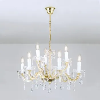 Orion Marie Claire arany-átlátszó csillár (ORI-LU 2243/6+3) E14 9 izzós IP20