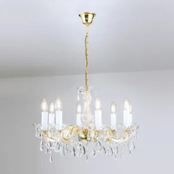 Orion Marie Claire arany-átlátszó csillár (ORI-LU 2243/8) E14 8 izzós IP20