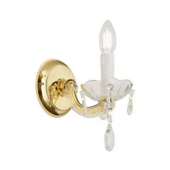 Orion Marie Claire arany-átlátszó falikar (ORI-WA 2-521/1) E14 1 izzós IP21