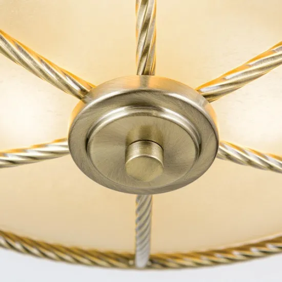 Orion Mauro sárgaréz-pezsgő mennyezeti lámpa (ORI-DL 7-567/42) E27 3 izzós IP20