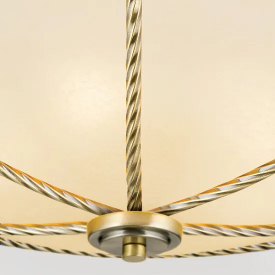 Orion Mauro sárgaréz-pezsgő mennyezeti lámpa (ORI-DL 7-567/56) E27 5 izzós IP20