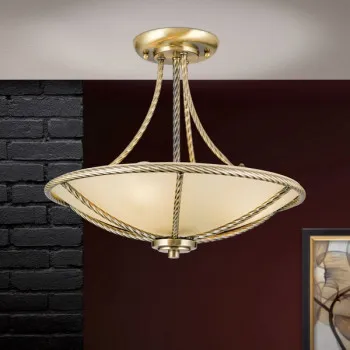 Orion Mauro sárgaréz-pezsgő mennyezeti lámpa (ORI-DL 7-568/3) E27 3 izzós IP20