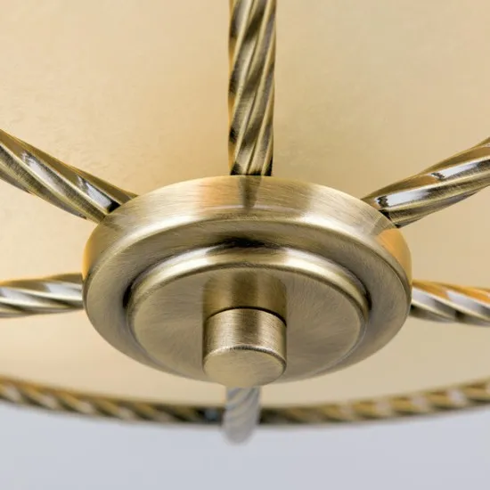 Orion Mauro sárgaréz-pezsgő mennyezeti lámpa (ORI-DL 7-568/3) E27 3 izzós IP20