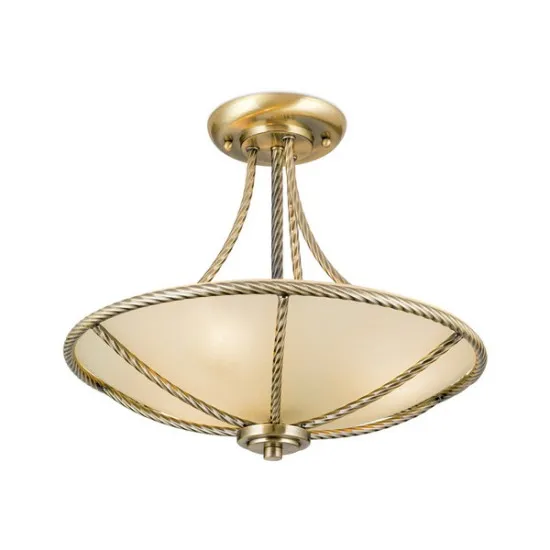 Orion Mauro sárgaréz-pezsgő mennyezeti lámpa (ORI-DL 7-568/3) E27 3 izzós IP20