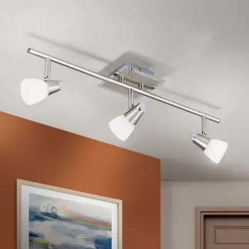 Orion Max szatén króm mennyezeti spotlámpa (ORI-Str 10-423/3) GU10 3 izzós IP20