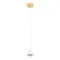 Orion Moon arany-átlátszó LED függesztett lámpa (ORI-HL 6-1710/1_GO) LED 1 izzós IP20