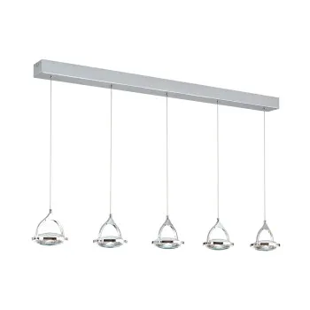 Orion Moon króm-átlátszó LED függesztett lámpa (ORI-HL 6-1710/5_CHR) LED 5 izzós IP20