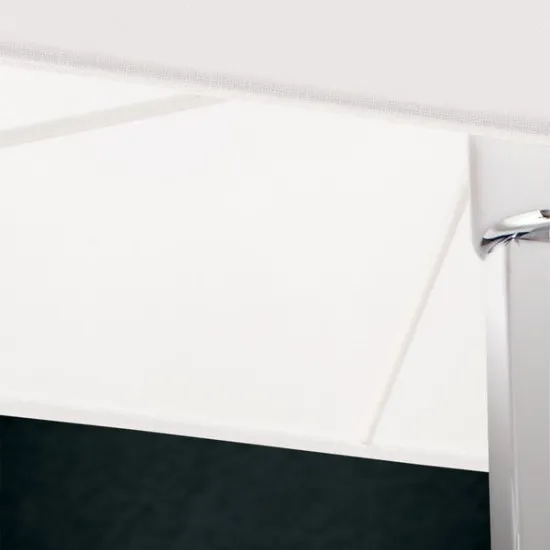 Orion Nando króm-fehér asztali lámpa (ORI-LA 4-1176/1) E27 1 izzós IP20