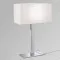 Orion Nando króm-fehér asztali lámpa (ORI-LA 4-1176/1) E27 1 izzós IP20
