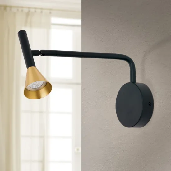 Orion Odeon fekete-sárgaréz LED falikar (ORI-WA 2-1468) LED 1 izzós IP20 Orion Odeon fekete-sárgaréz LED falikar (ORI-WA 2-1468) LED 1 izzós IP20