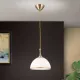 Orion Old Lamp sárgaréz-opál függesztett lámpa (ORI-HL 6-1808/1) E27 1 izzós IP20