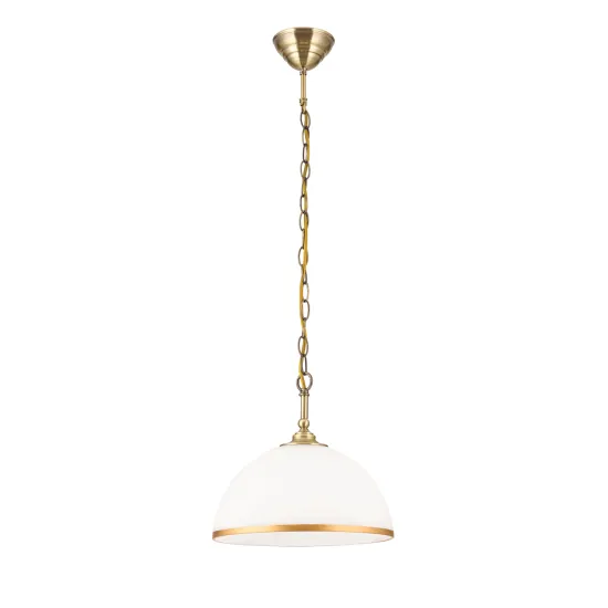 Orion Old Lamp sárgaréz-opál függesztett lámpa (ORI-HL 6-1809/1) E27 1 izzós IP20