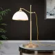 Orion Old Lamp sárgaréz-opál asztali lámpa (ORI-LA 4-1213/1) E27 1 izzós IP20