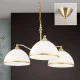Orion Old Lamp sárgaréz-opál csillár (ORI-LU 1838/3) E27 3 izzós IP20