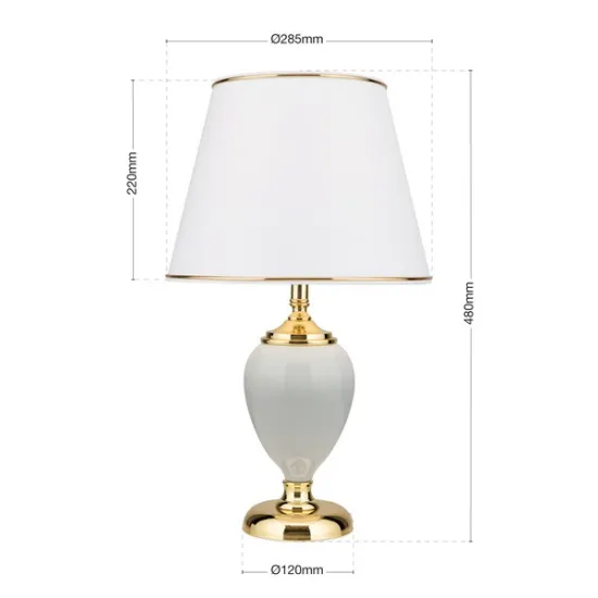 Orion Ovum arany-fehér asztali lámpa (ORI-LA 4-1229_GO) E27 1 izzós IP20 Orion Ovum arany-fehér asztali lámpa (ORI-LA 4-1229_GO) E27 1 izzós IP20