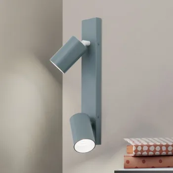 Orion Penn világoszöld fali spotlámpa (ORI-Str 10-496/2_GRE) GU10 2 izzós IP20