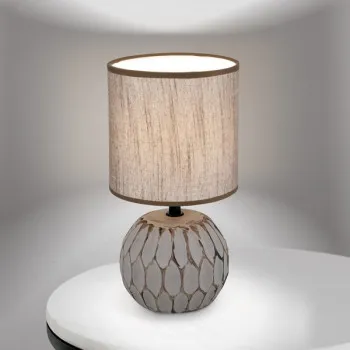 Orion Pinia barna asztali lámpa (ORI-LA 4-1224/1) E14 1 izzós IP20