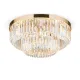 Orion Prism arany-átlátszó LED mennyezeti lámpa (ORI-DL 7-666/55_GO) LED 1 izzós IP20