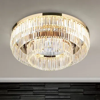 Orion Prism arany-átlátszó LED mennyezeti lámpa (ORI-DL 7-666/95_GO) LED 1 izzós IP20