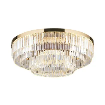 Orion Prism arany-átlátszó LED mennyezeti lámpa (ORI-DL 7-666/95_GO) LED 1 izzós IP20