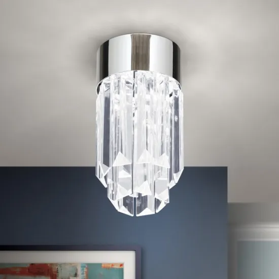 Orion Prism króm-átlátszó LED mennyezeti lámpa (ORI-DL 7-684_CHR) LED 1 izzós IP20