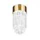 Orion Prism arany-átlátszó LED mennyezeti lámpa (ORI-DL 7-684_GO) LED 1 izzós IP20