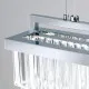 Orion Prism króm-átlátszó LED függesztett lámpa (ORI-HL 6-1701/90x17_CHR) LED 1 izzós IP20