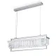 Orion Prism króm-átlátszó LED függesztett lámpa (ORI-HL 6-1701/90x17_CHR) LED 1 izzós IP20